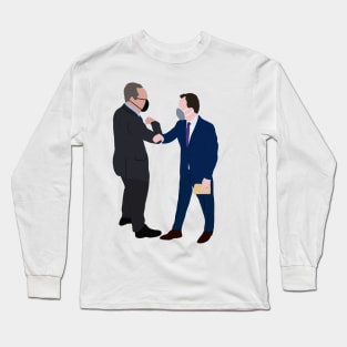 Doug and Chasten Elbow Bump Long Sleeve T-Shirt